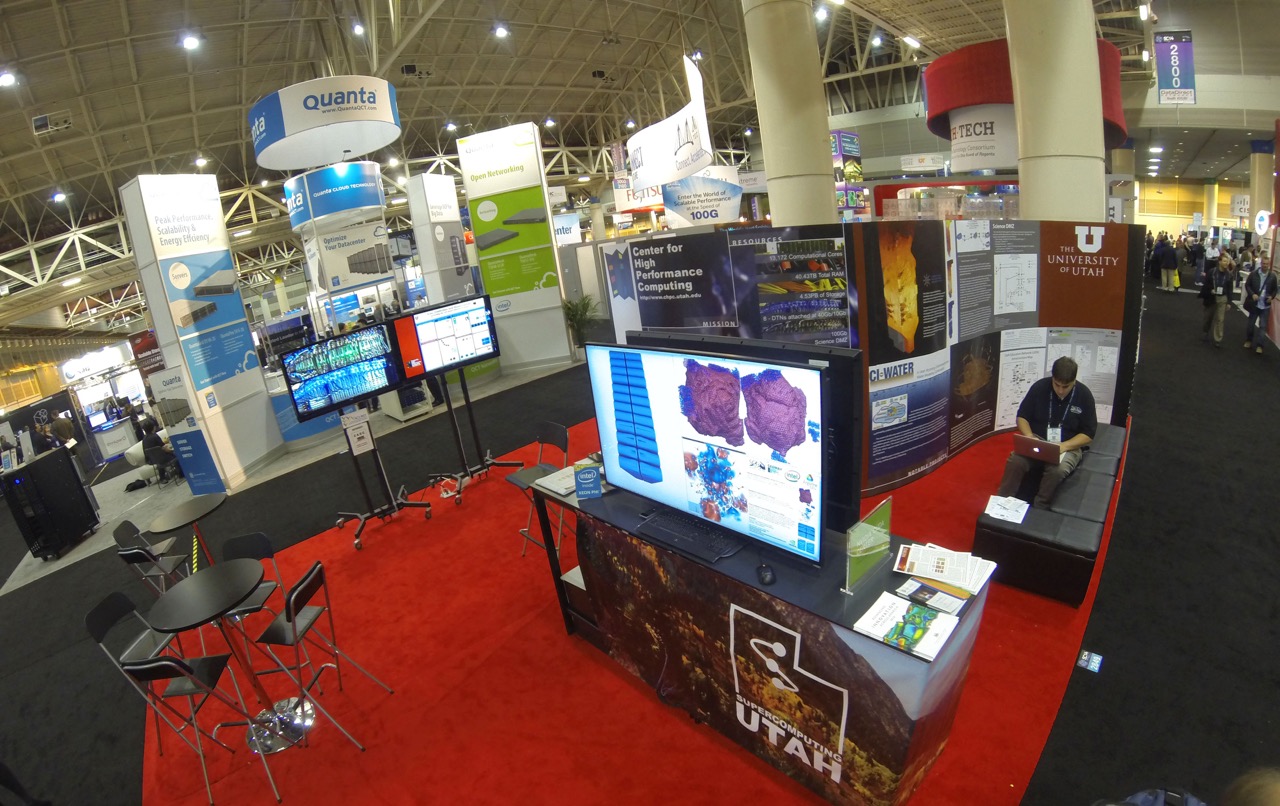 CHPC booth at SuperComputing 2014