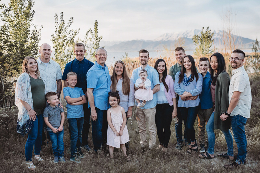 The Thornley family in May, 2019.