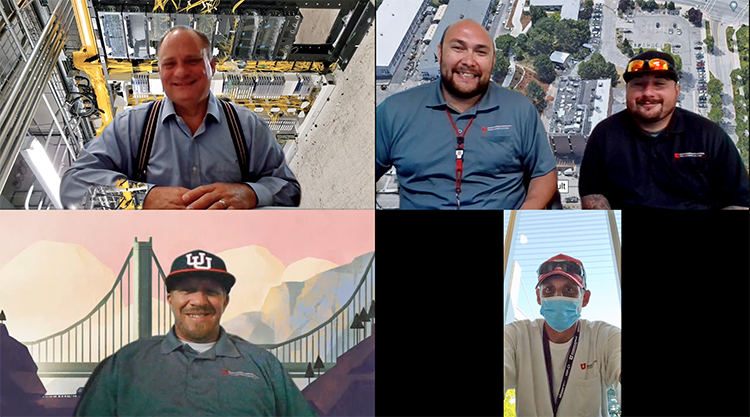 Clockwise from top left: Tim Goodale, Zack Gutierrez, Brayden Ashton, Brandon West, and Destry Mulleneaux. Not pictured: Doug Conorich.