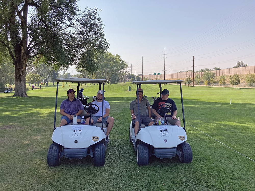 L-R: Uy Nguyen, Stephan Stankovic, Thanh Nguyen, and John Pickett (photo courtesy of Mark Curtz).