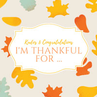 Kudos & Congratulations — I'm Thankful For logo