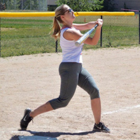 Play ball! USS hits the diamond for some sun and softball fun