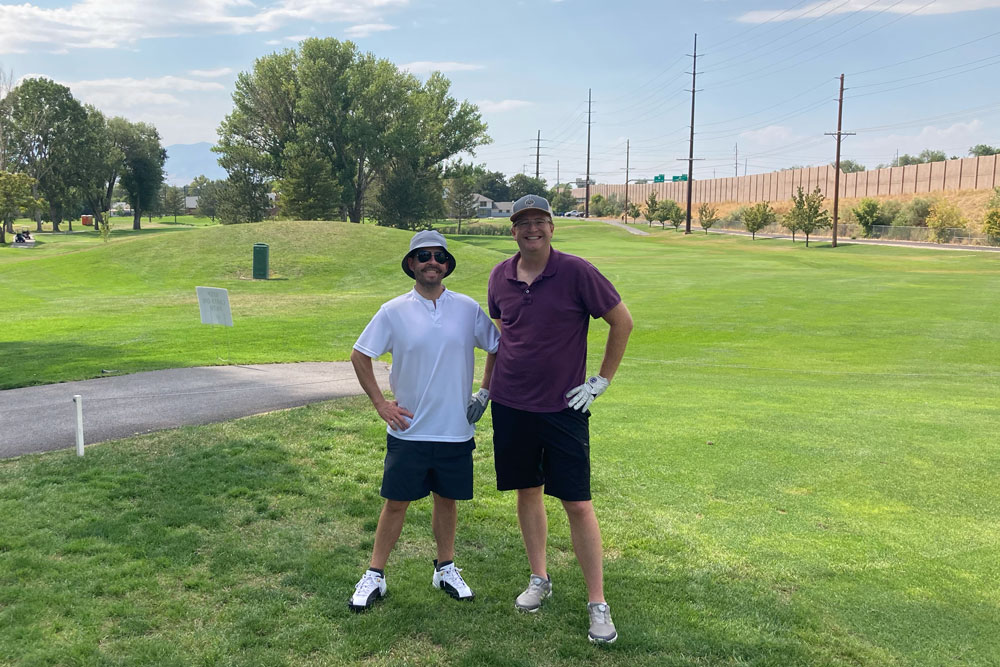 Jake O’Connor, left, and Darrin Robertson