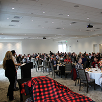 Scenes from the 2022 UIT Holiday Luncheon at the Alumni House