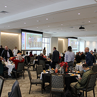 Scenes from the 2022 UIT Holiday Luncheon at the Alumni House