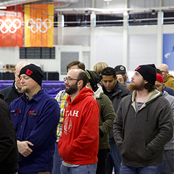 Scenes from the UIT Holiday Luncheon on December 11, 2023, at the Utah Olympic Oval. (Photo courtesy of Craig Bennion)