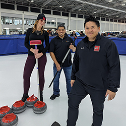 Scenes from the UIT Holiday Luncheon on December 11, 2023, at the Utah Olympic Oval. (Photo courtesy of Cassandra Van Buren)