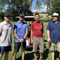 Scenes from the 14th annual ITS-UIT golf tournament (image courtesy of Mark Curtz).