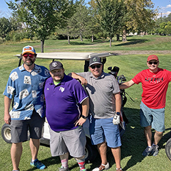 Scenes from the 14th annual ITS-UIT golf tournament (image courtesy of Mark Curtz).