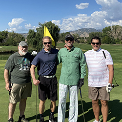 Scenes from the 14th annual ITS-UIT golf tournament (image courtesy of Mark Curtz).