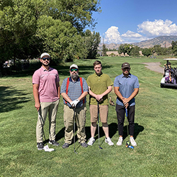 Scenes from the 14th annual ITS-UIT golf tournament (image courtesy of Mark Curtz).