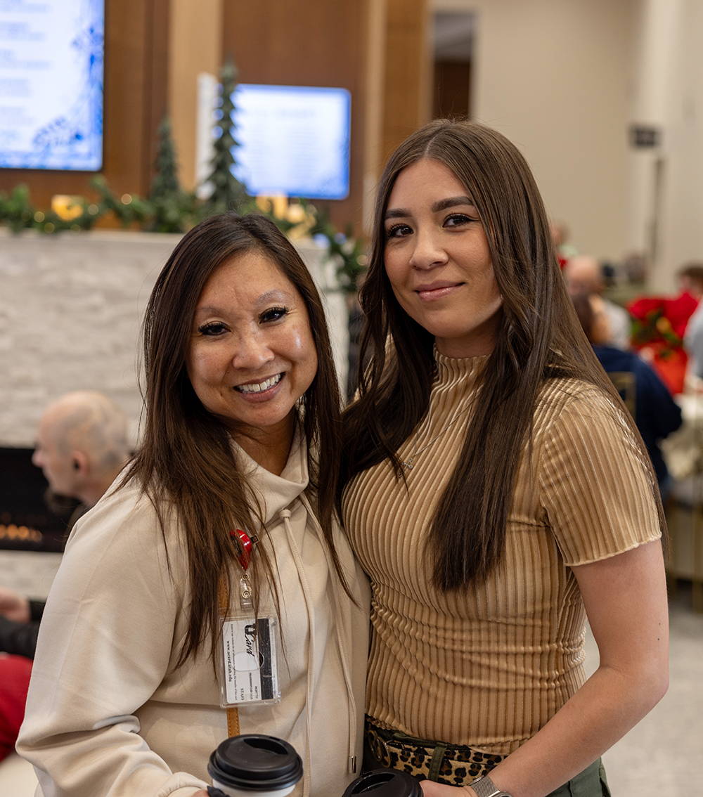 L-R: Kim Tanner and Angelica Chacon