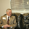 Kevin and his son, Tom, at Kevin's retirement party