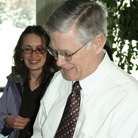 Kevin Taylor at his retirement party