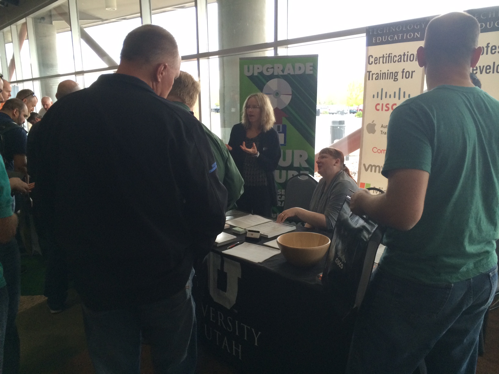 Technology Education booth at Cisco event